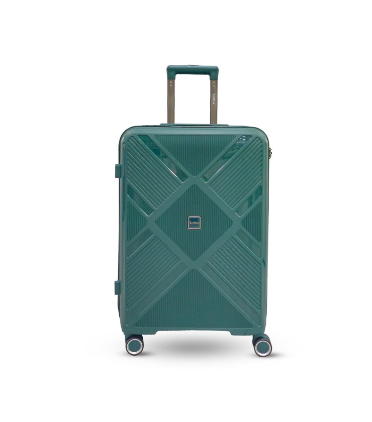 TRAVELLER Unbreakable Poly Propylene 8 Wheel Luggage TR3380